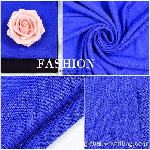 Soft Plain Rrayon Spandex Jersey Dyed Single Knitted Fabric Rayon Spandex Jersey Manufactory